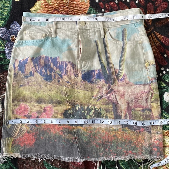 MOTHER Giddy Up RARE Tomcat Desert 🌵 Skirt - Picture 15 of 16